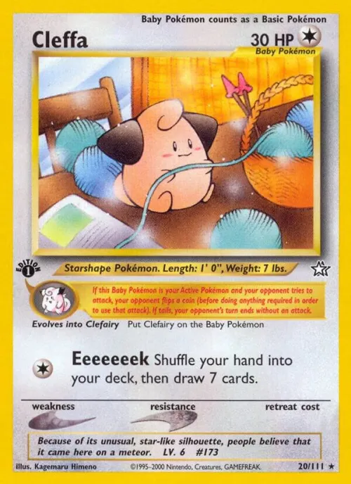 Cleffa - 1st Edition