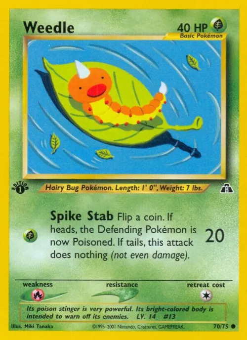 Weedle - 1st Edition