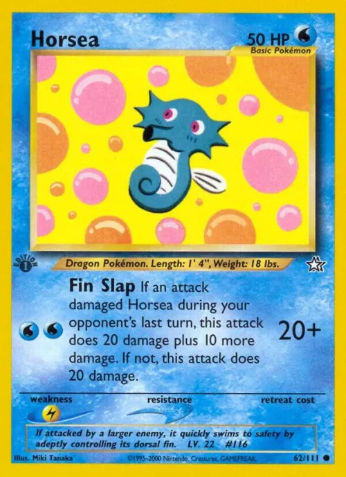 Horsea - 1st Edition