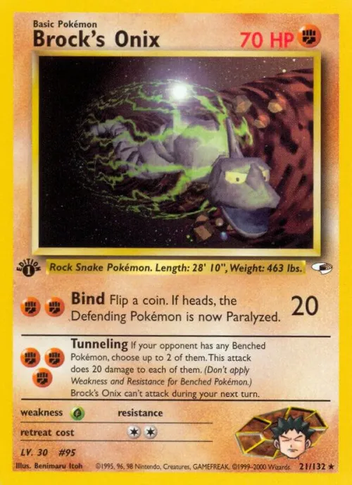 Brock's Onix (21) - 1st Edition