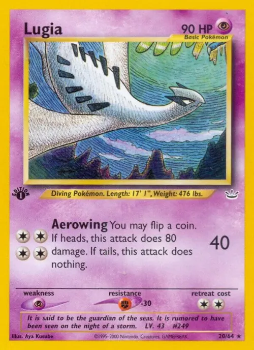 Lugia - 1st Edition