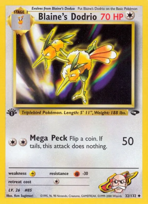 Blaine's Dodrio - 1st Edition