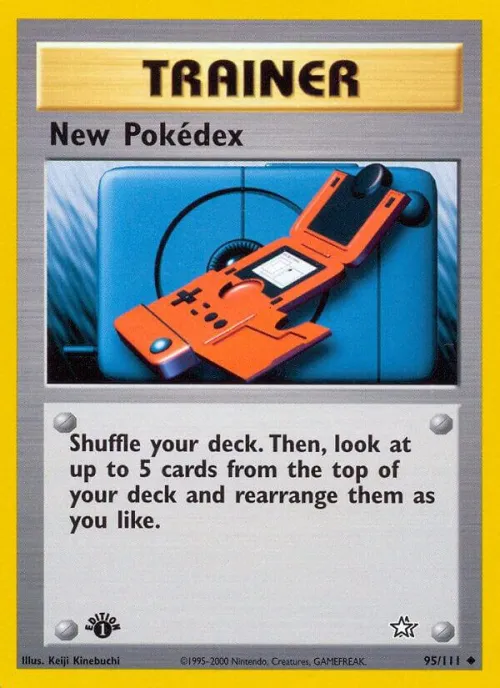 New Pokedex - 1st Edition