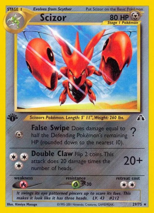 Scizor (29) - 1st Edition
