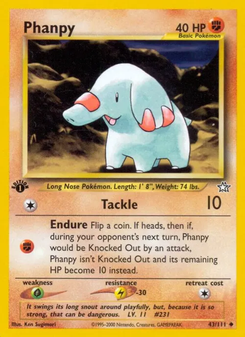 Phanpy - 1st Edition