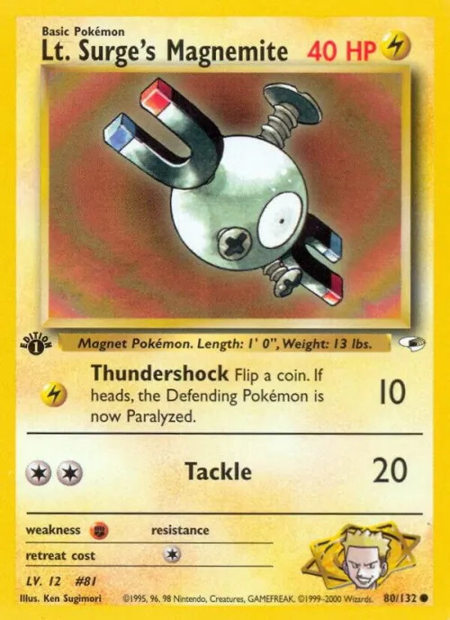 Lt. Surge's Magnemite (80) - Unlimited