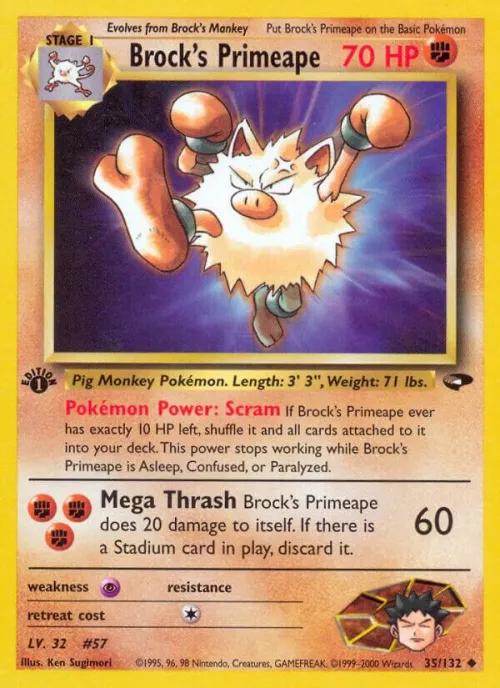 Brock's Primeape - Unlimited