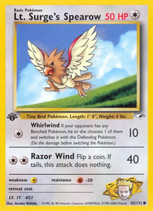 Lt. Surge's Spearow (83) - Unlimited