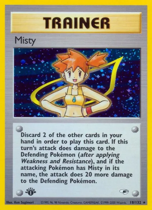 Misty (18) - 1st Edition Holo