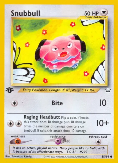 Snubbull - 1st Edition