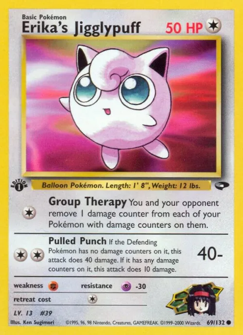 Erika's Jigglypuff - 1st Edition