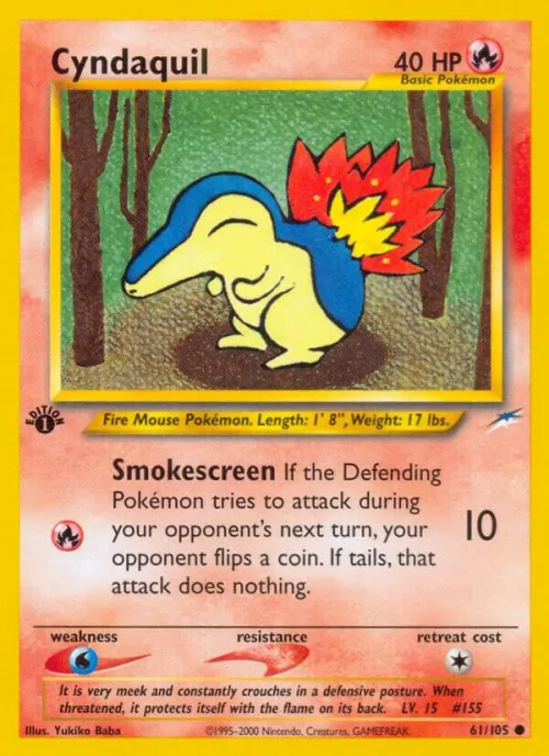 Cyndaquil - 1st Edition