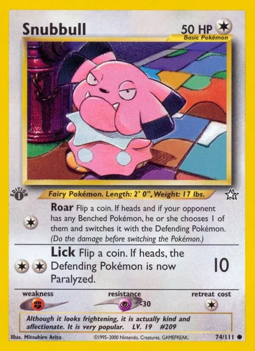 Snubbull - 1st Edition