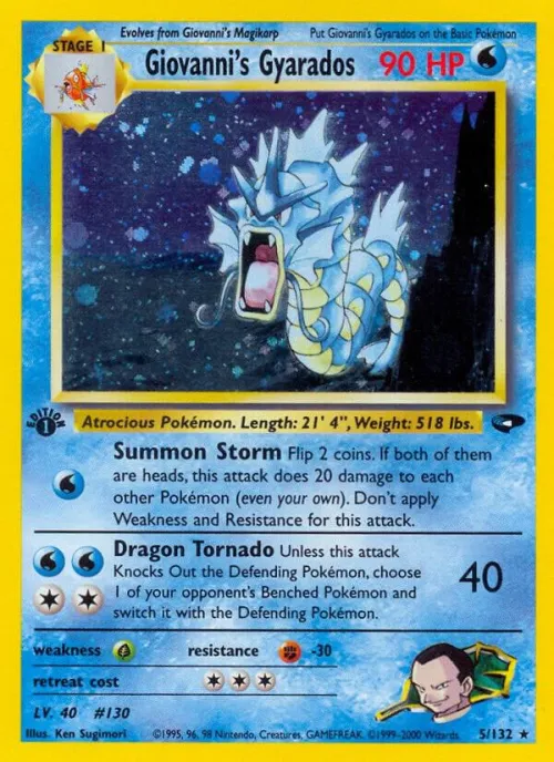 Giovanni's Gyarados - 1st Edition Holo