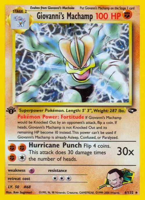 Giovanni's Machamp - 1st Edition Holo
