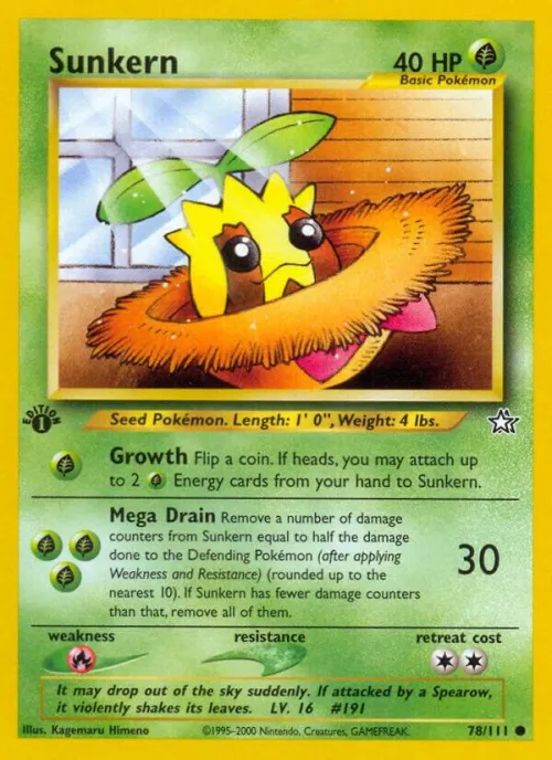 Sunkern - 1st Edition