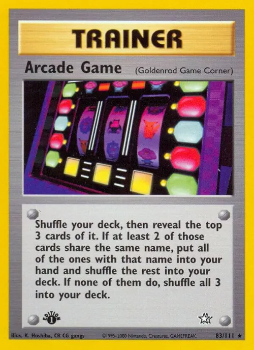 Arcade Game (Goldenrod Game Corner) - 1st Edition