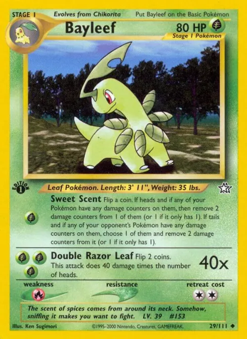Bayleef (29) - 1st Edition