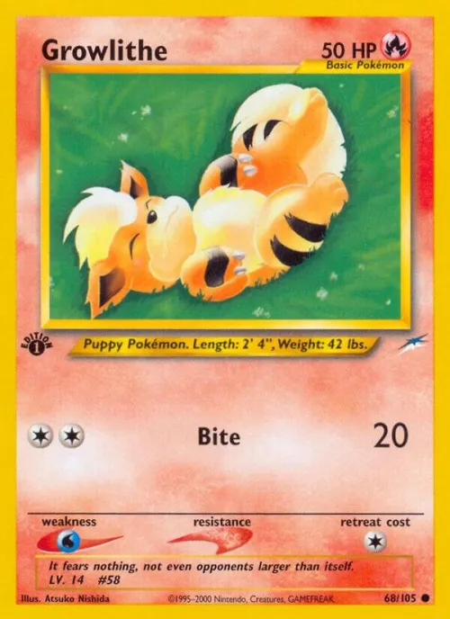 Growlithe - 1st Edition