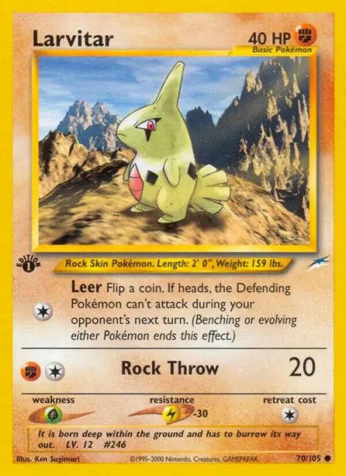 Larvitar - 1st Edition