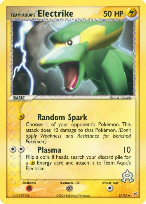 Team Aqua's Electrike - Reverse Holo