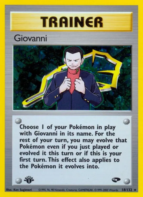 Giovanni (18) - 1st Edition Holo