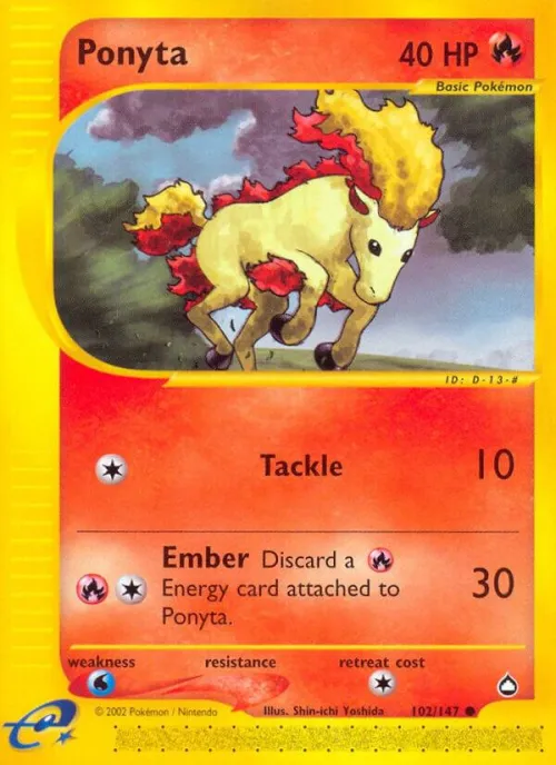 Ponyta - Reverse Holo