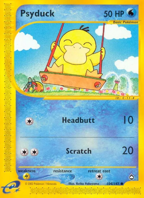 Psyduck - Reverse Holo