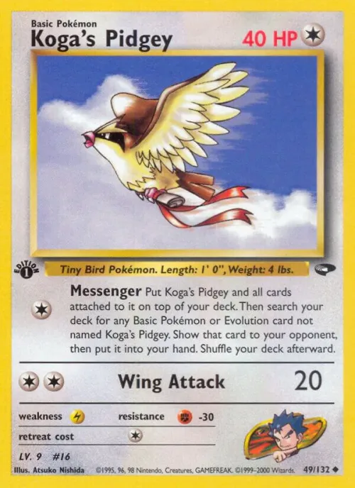 Koga's Pidgey (49) - 1st Edition