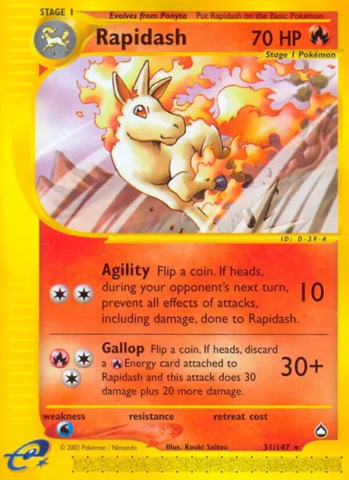 Rapidash - Reverse Holo