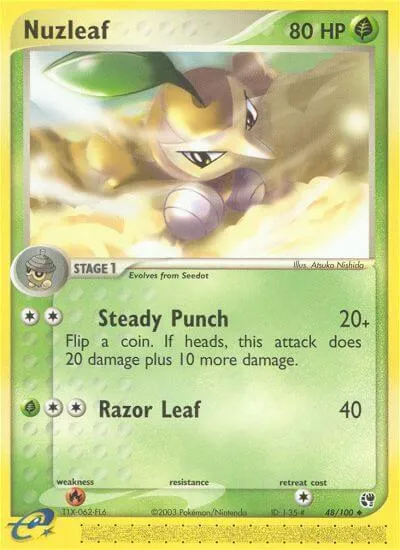 Nuzleaf - Reverse Holo