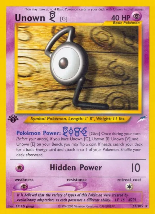 Unown [G] - Unlimited
