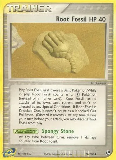 Root Fossil - Reverse Holo