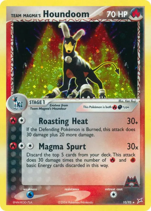 Team Magma's Houndoom - Holo