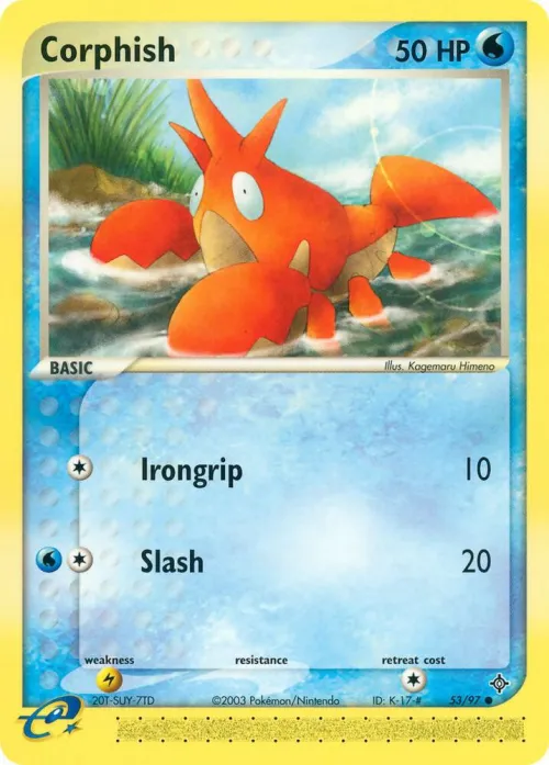 Corphish - Reverse Holo