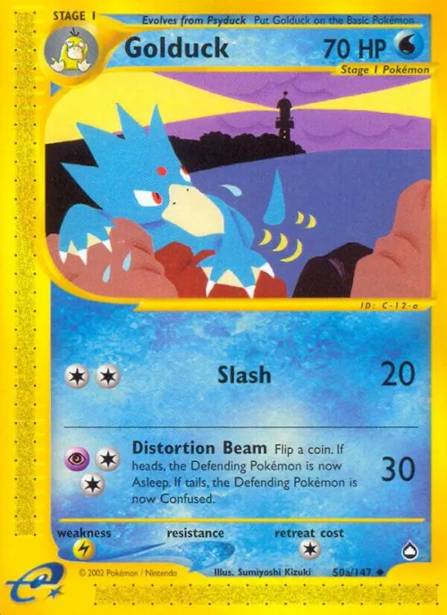 Golduck (50a) - Reverse Holo