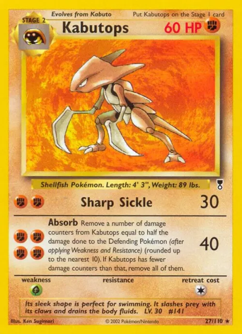 Kabutops - Reverse Holo