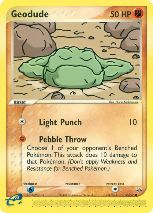 Geodude - Reverse Holo