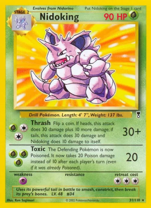 Nidoking - Reverse Holo