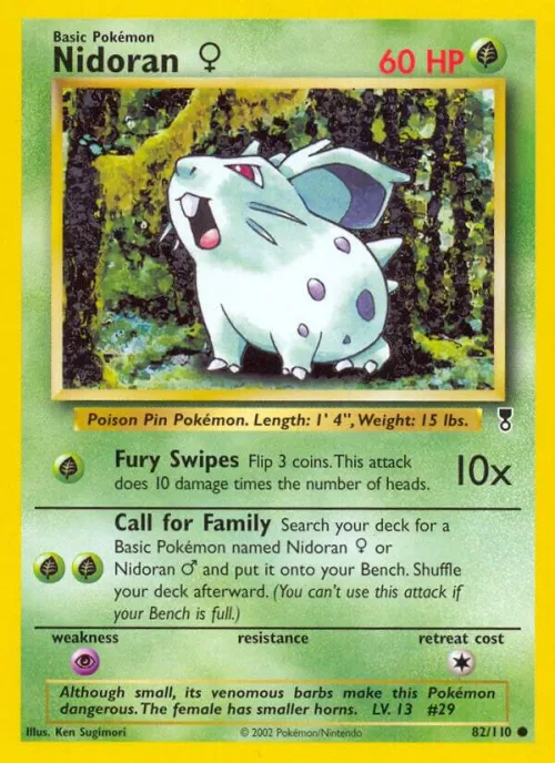 Nidoran F - Reverse Holo