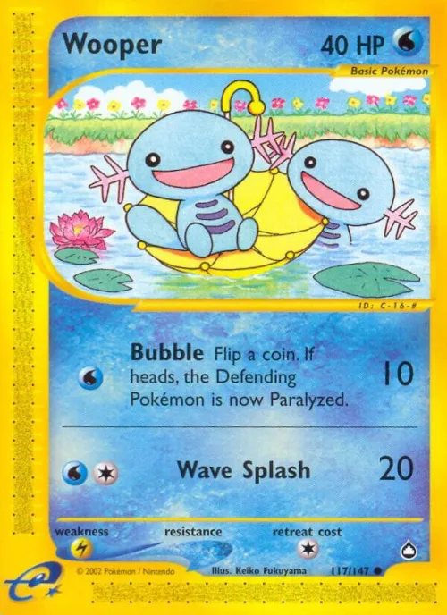Wooper (117) - Reverse Holo