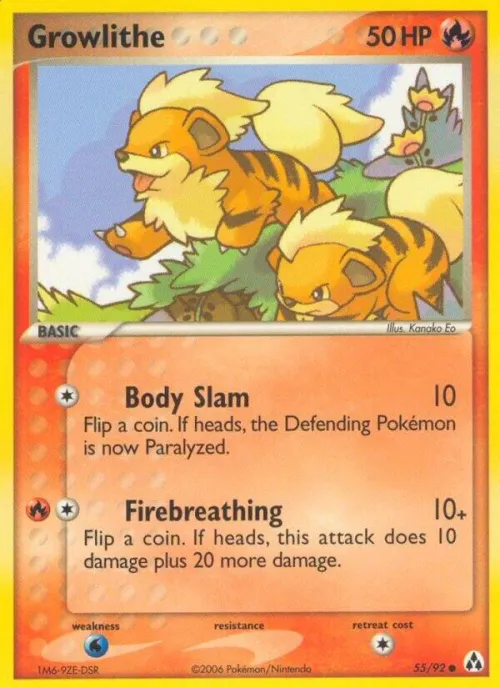 Growlithe - Reverse Holo