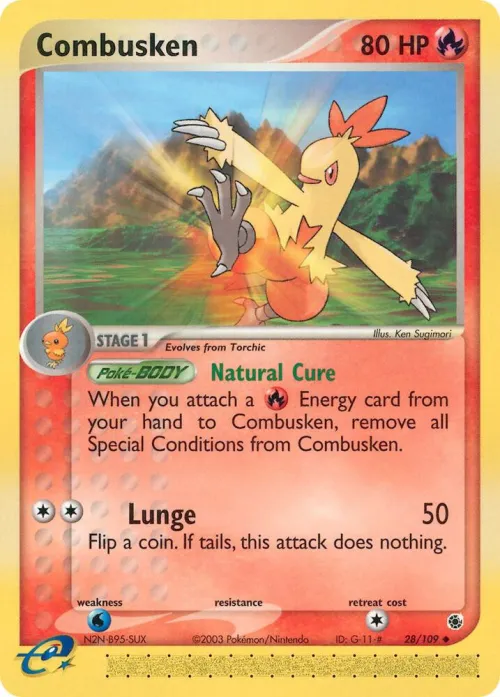 Combusken - Reverse Holo
