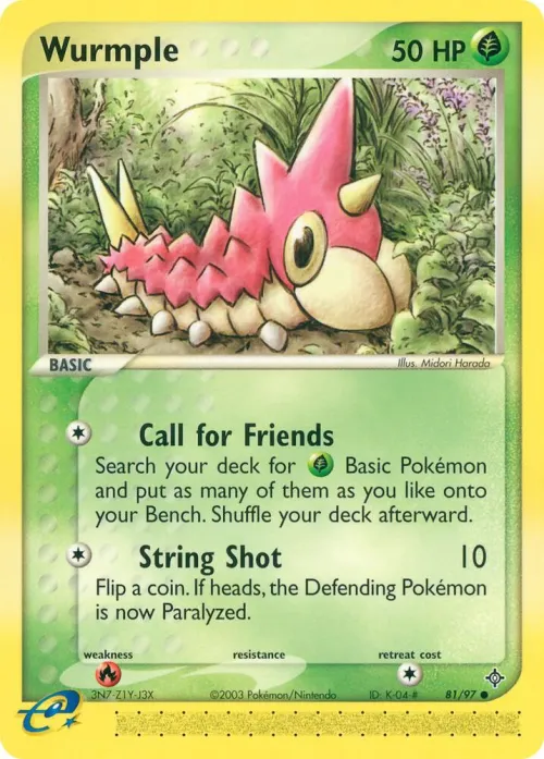 Wurmple - Reverse Holo