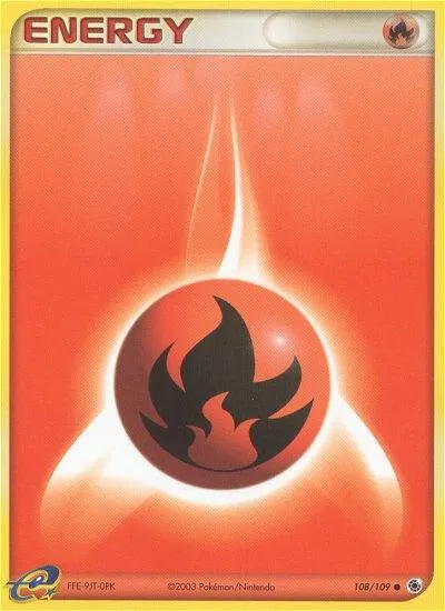Fire Energy - Reverse Holo