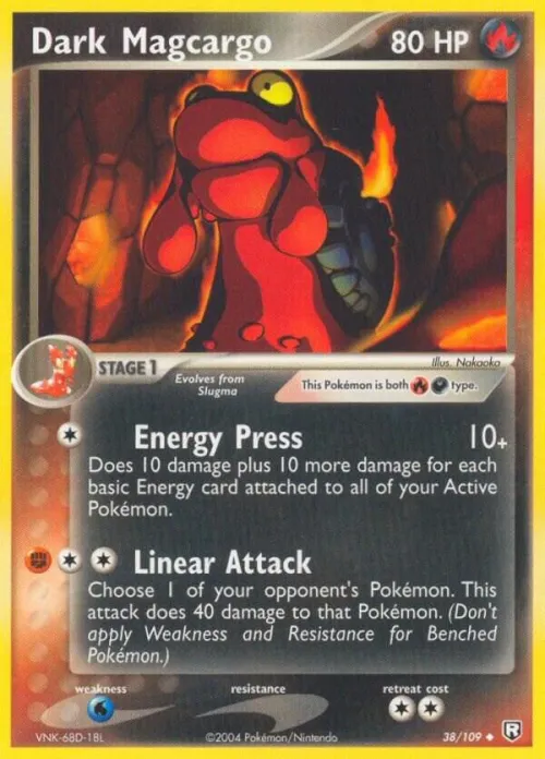 Dark Magcargo - Reverse Holo