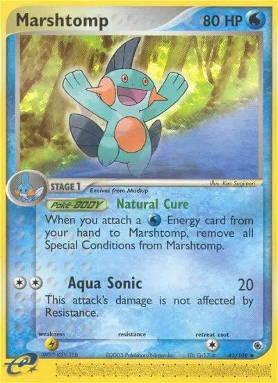 Marshtomp - Reverse Holo