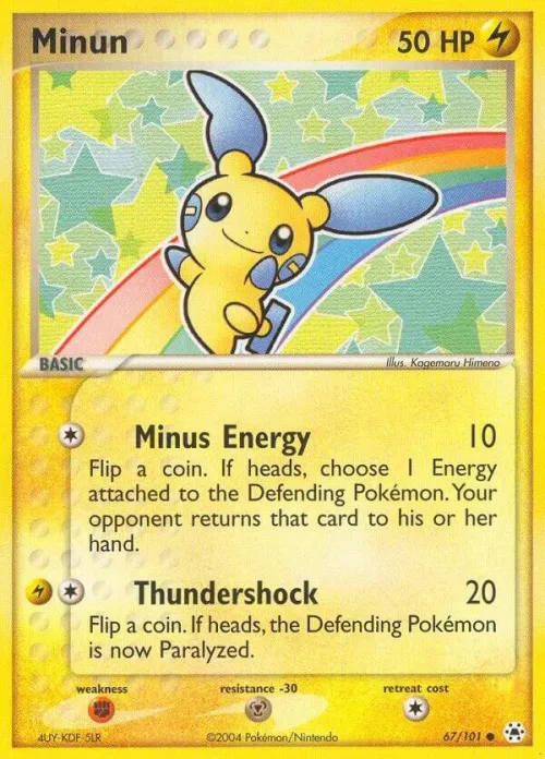 Minun - Reverse Holo