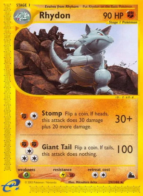Rhydon (29) - Reverse Holo
