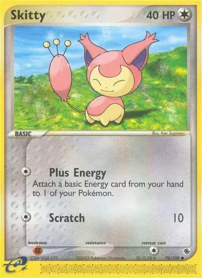 Skitty - Reverse Holo